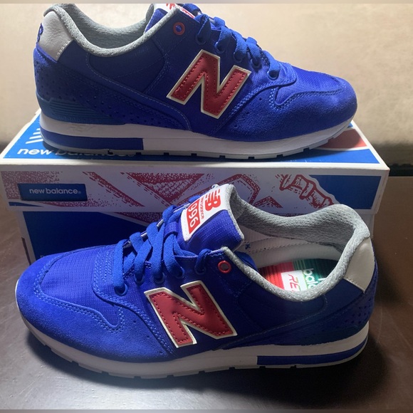 New Balance Lifestyle Mode De Vie 996 Blue/Red NWB - Men’s Size 7 - Picture 2 of 8